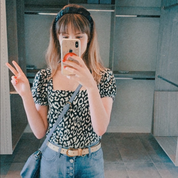 Free People puff sleeve square neck tee - Picture 4 of 4